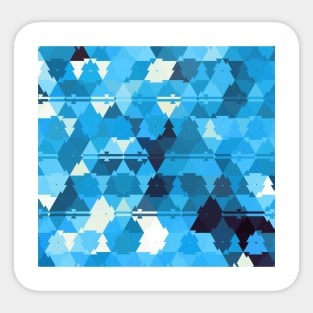 Blue Diamond Gemstones Gems Sticker